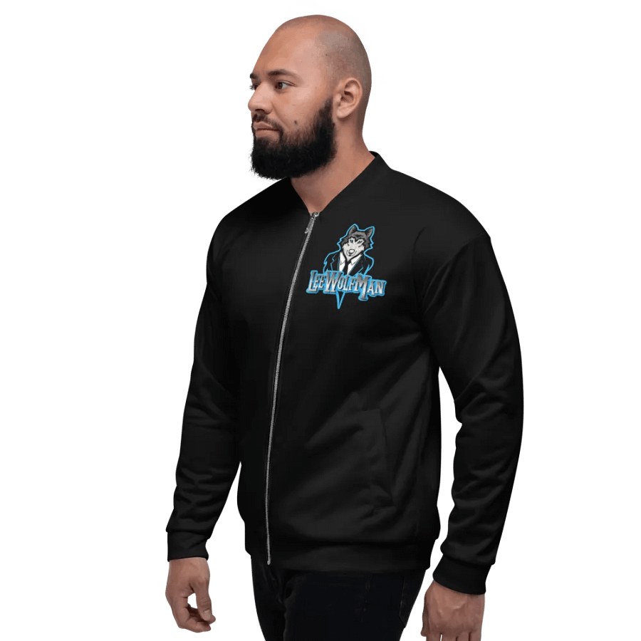 Spooky Wolf Bomber Jacket product image (3)
