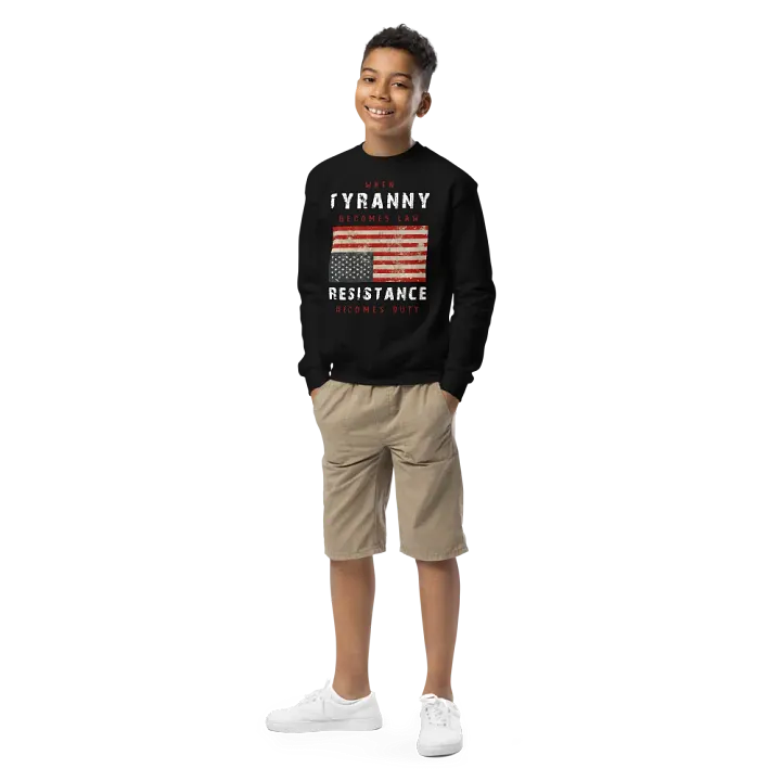 Youth Crew Neck Sweatshirt - A product image (1)