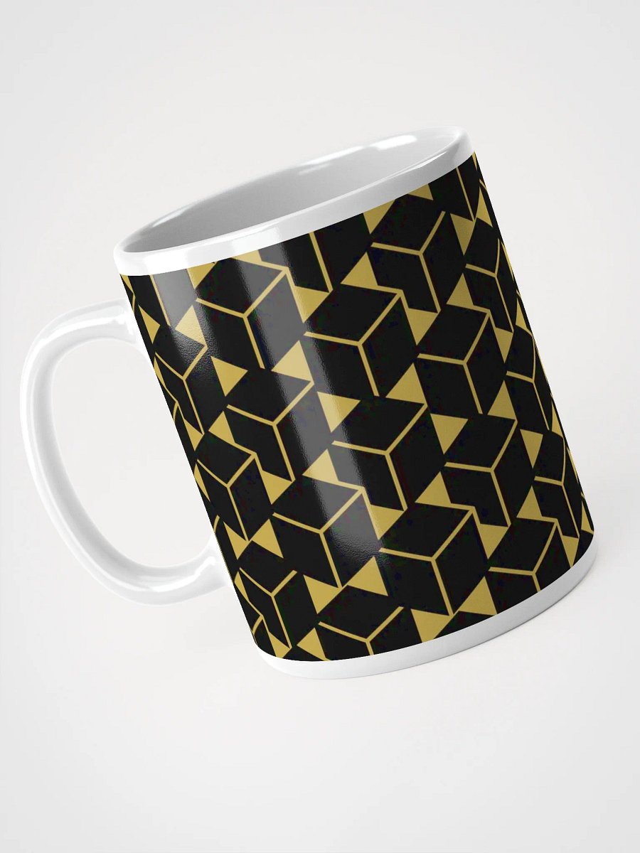 Golden Illusion Geometric Mug product image (9)