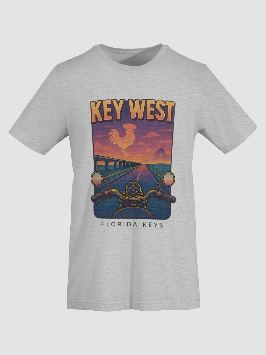 Key West Rider Heather Gray T-shirt Unisex Ultra-Soft Paradise Tee product image (57)