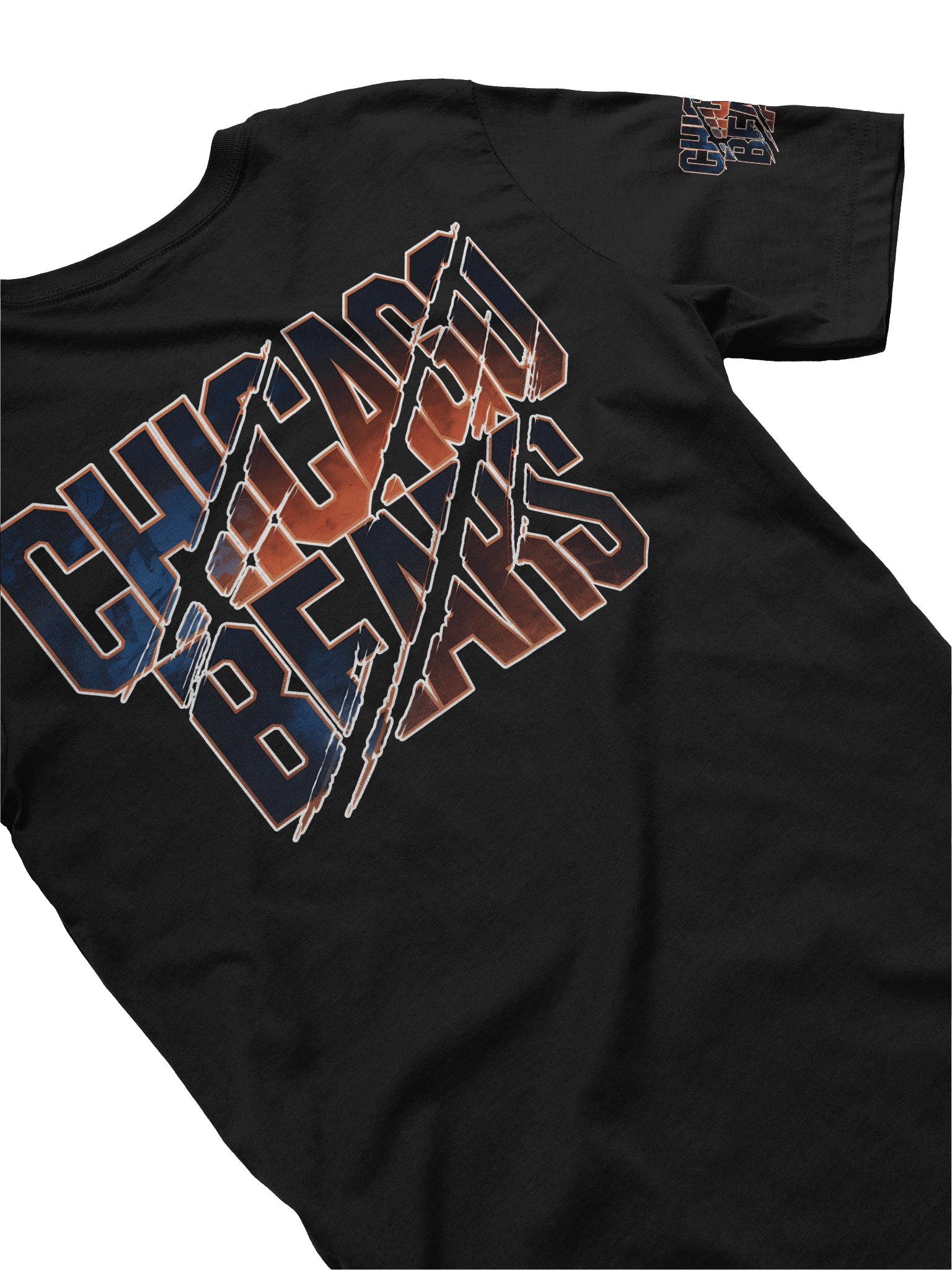 NEW Grizzly Mode Ript T-Shirt | Chicago Bears | NFL Home Locker product image (18)
