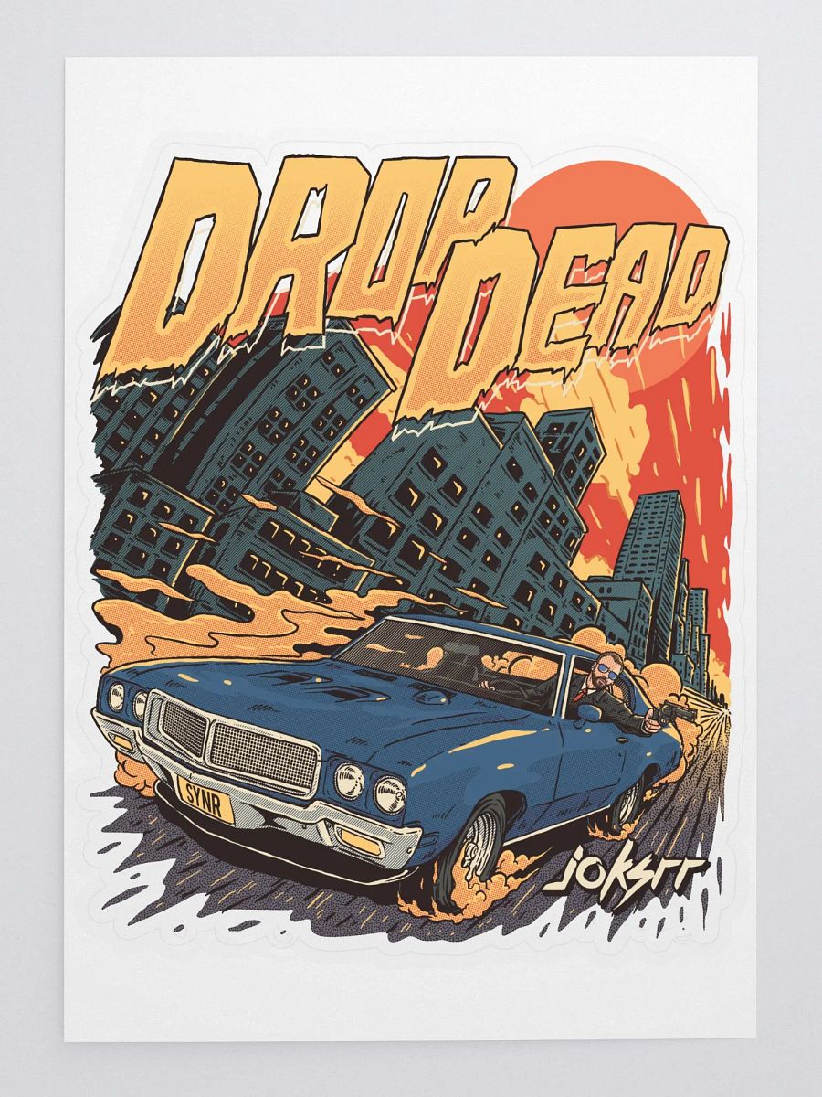 DROP DEAD Sticker product image (3)