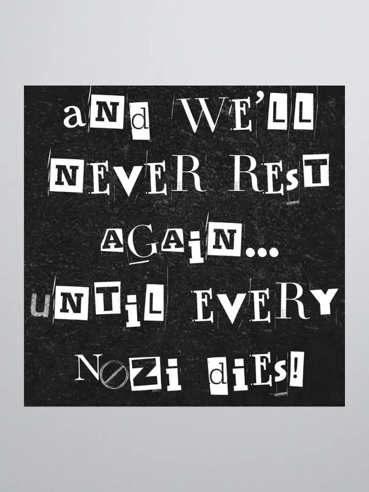 Resist Hate Sticker product image (1)