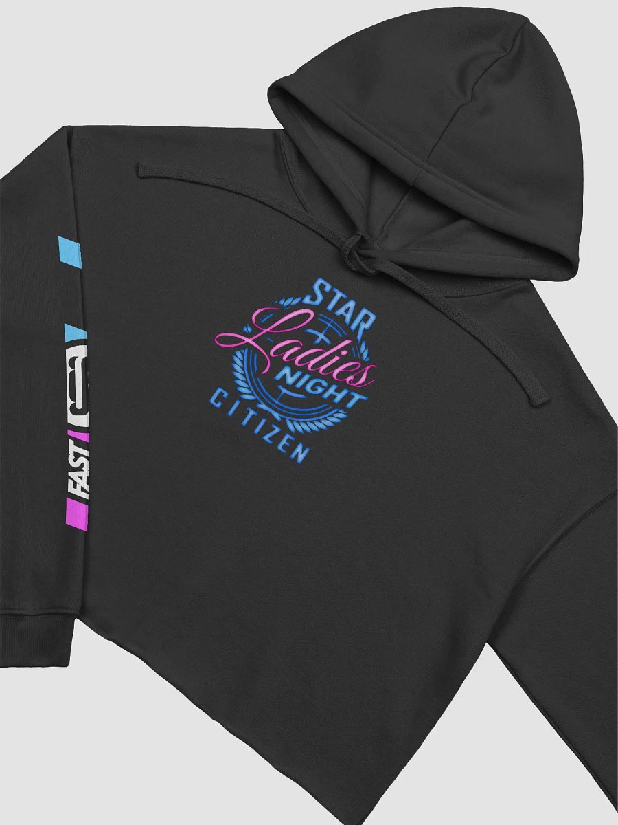 Star Citizen Ladies Night - Blue and Pink Fast & Low Cropped Hoodie Edition product image (3)