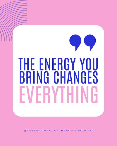 Walk into every room with intention. The vibe you carry sets the tone. ⚡️