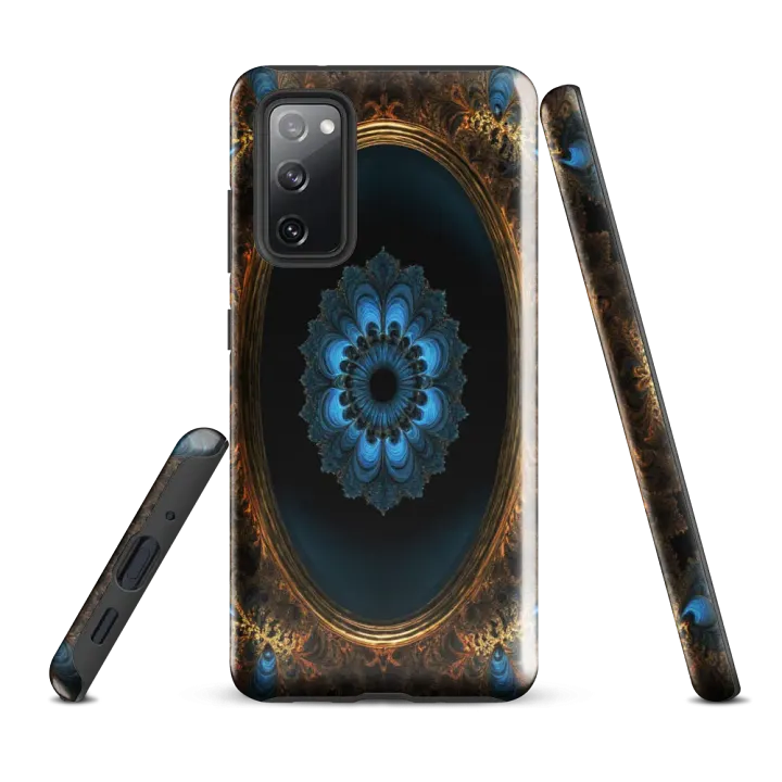 Tough Phone Case for Samsung® - Intricate Bronze and Blue Mirror Portal product image (1)