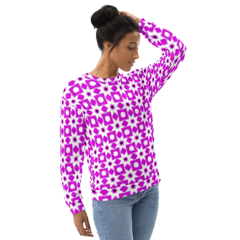 Abstract Fun Pattern Unisex All Over Print Sweatshirt product image (6)