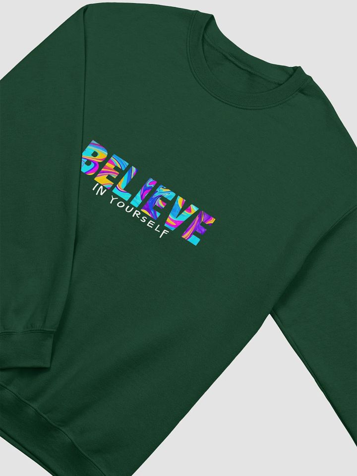 Believe in Yourself Marbled Crewneck Sweatshirt product image (2)