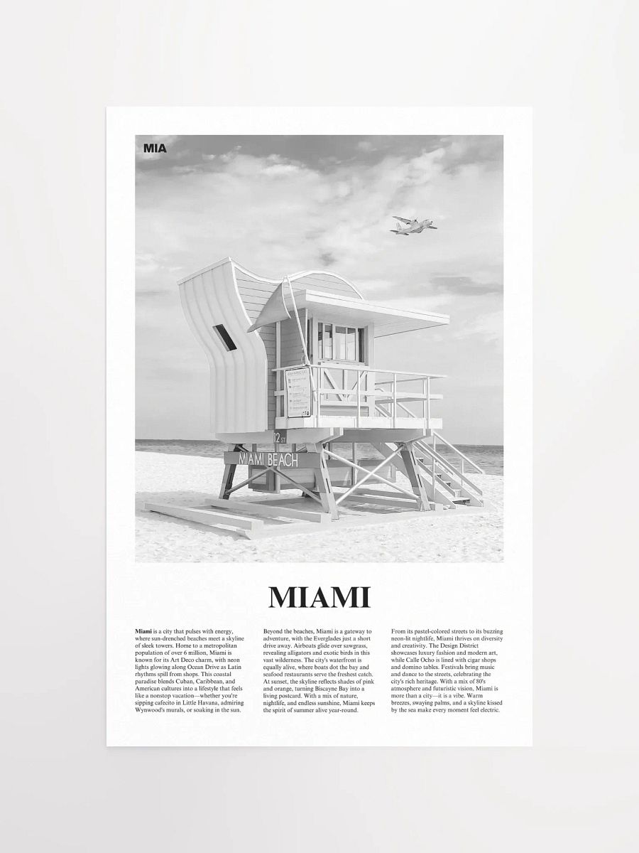 Miami 03 Newspaper Poster product image (11)