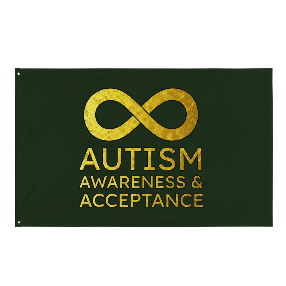 Autism Awareness & Acceptance Flag (Green) product image (1)