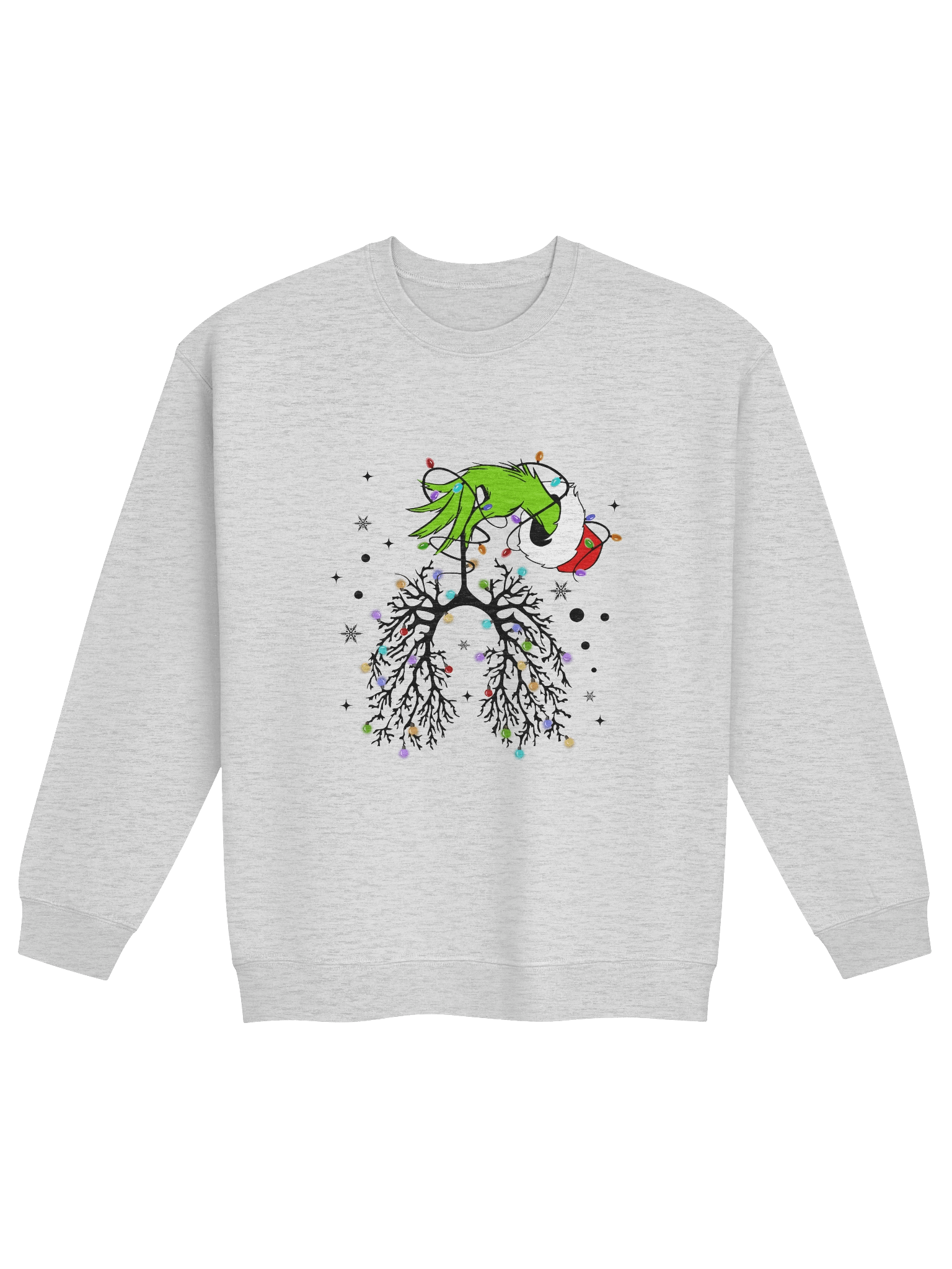 Christmas Grinch Lungs Crewneck Sweatshirt product image (5)