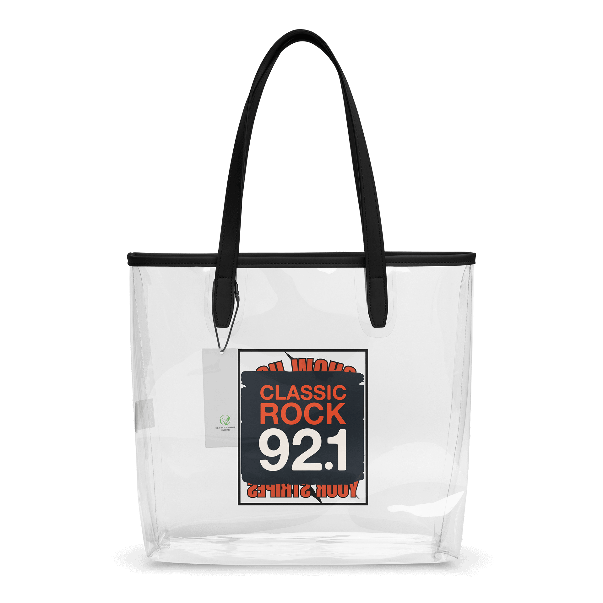 Show Us Your Stripes Clear Tote product image (2)