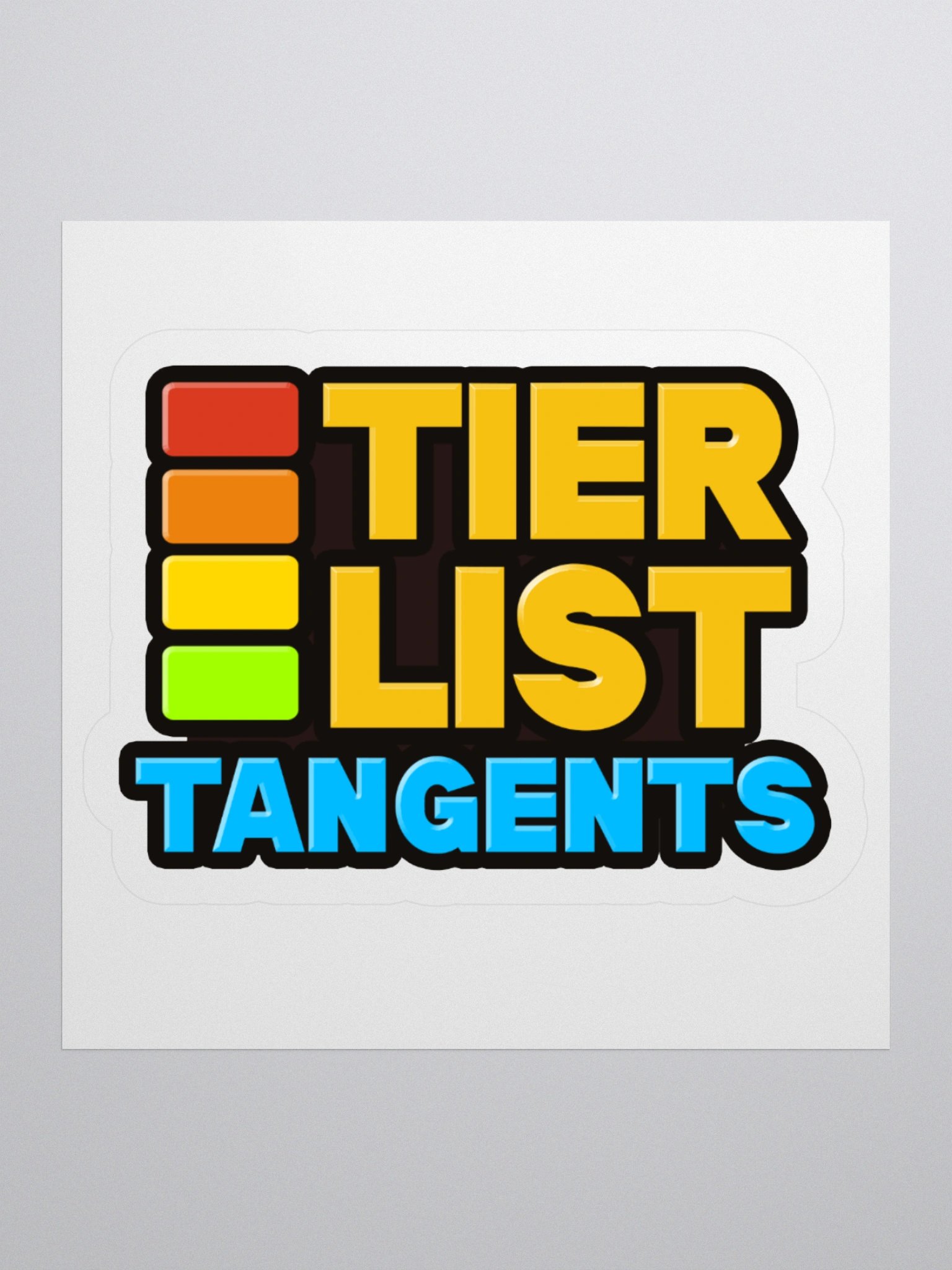 Tier List Tangents Sticker product image (1)