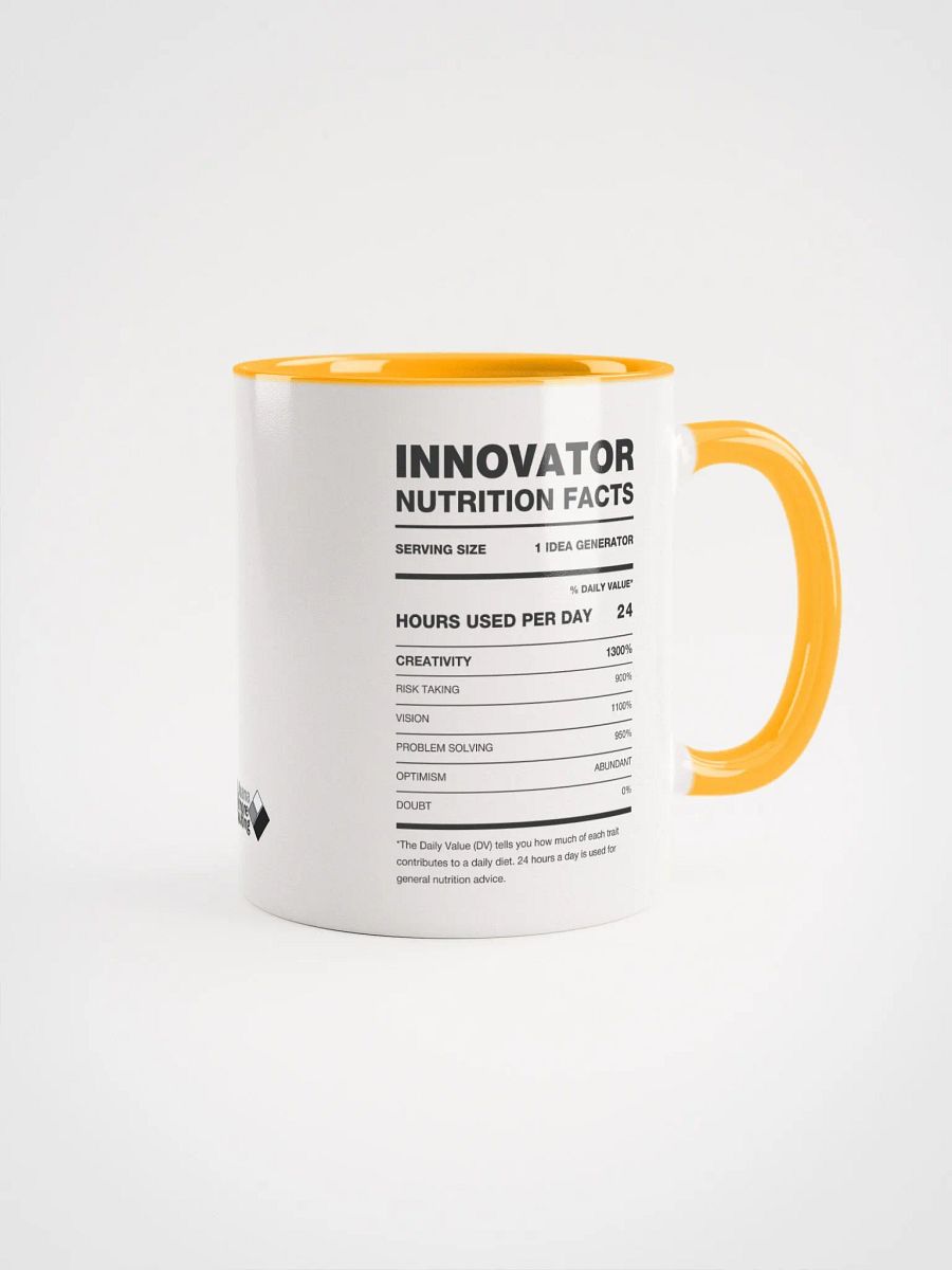 INNOVATOR Nutrition Facts Ceramic Mug product image (1)