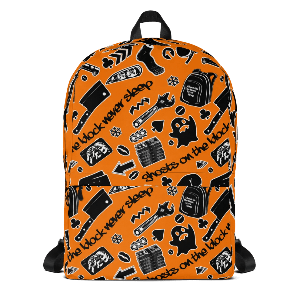 A8M - Ghosts On The Block Never Sleep Bookbag (Black October) product image (7)
