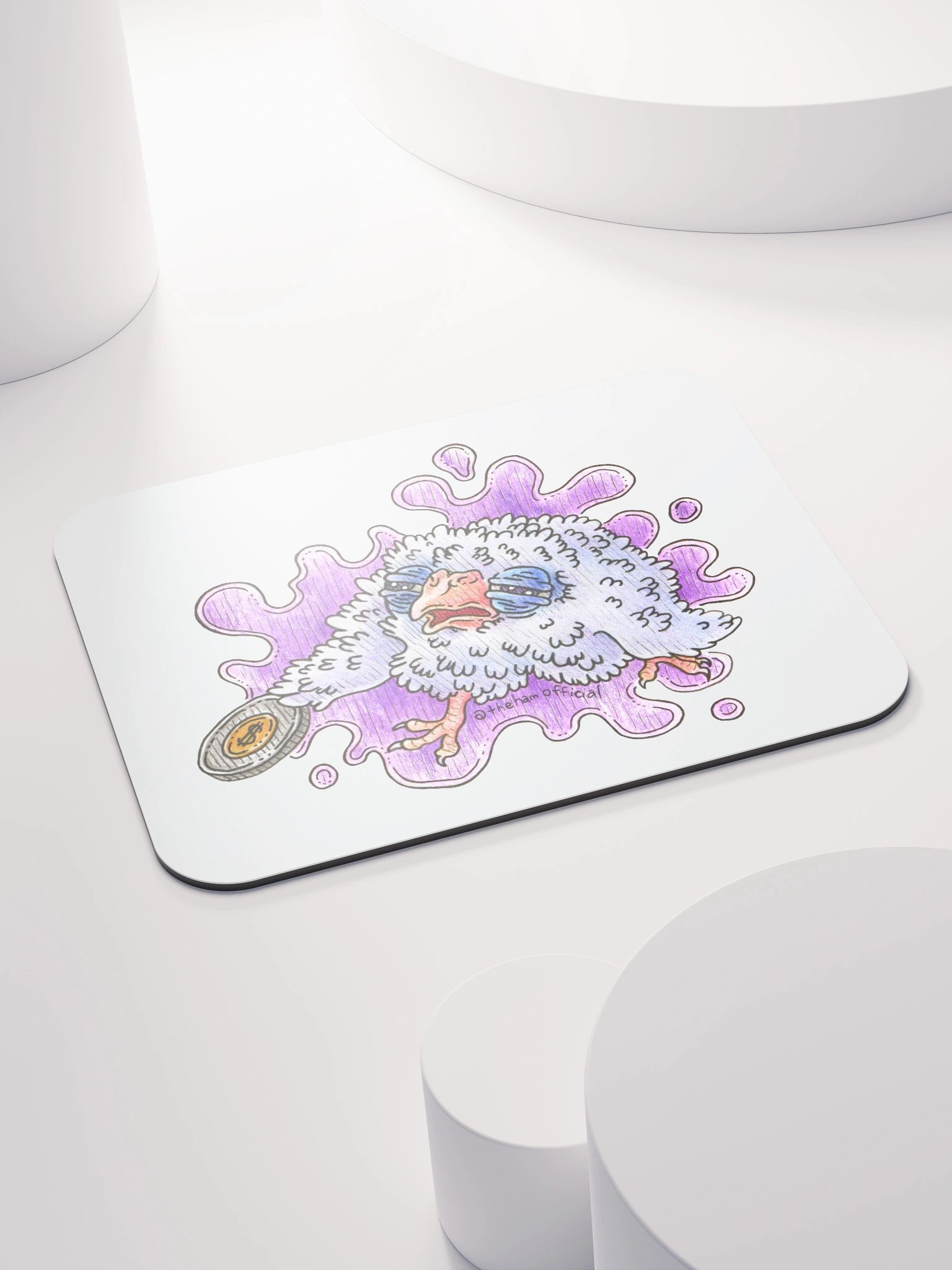 Coin Bird Mousepad product image (4)