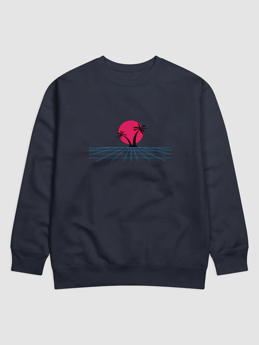 Retro Futuristic Palm Trees Sweatshirt product image (1)