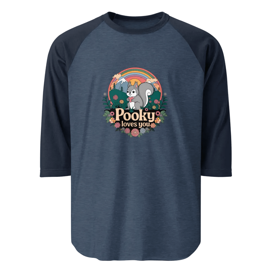 Pooky's Love Landscapes Raglan Tee product image (1)