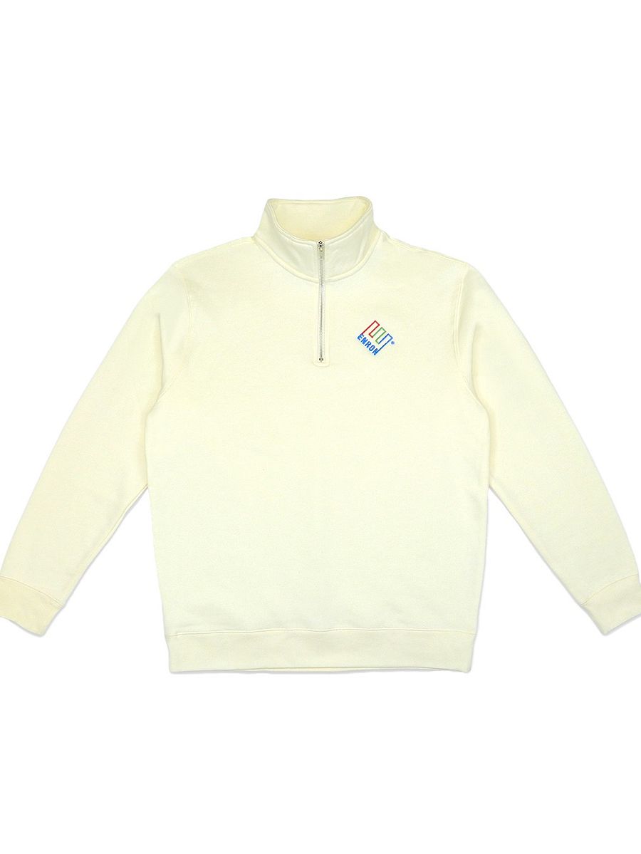 Enron Quarter Zip- Bone product image (1)