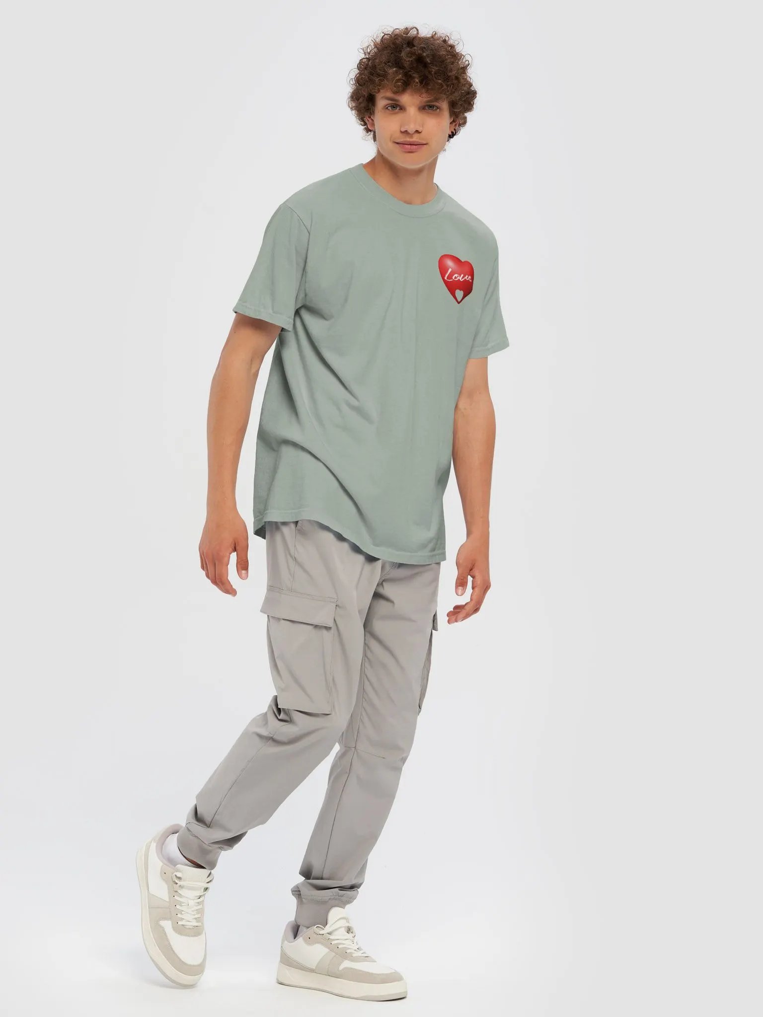 Love in a 3D Heart T-Shirt (Small Design) product image (5)