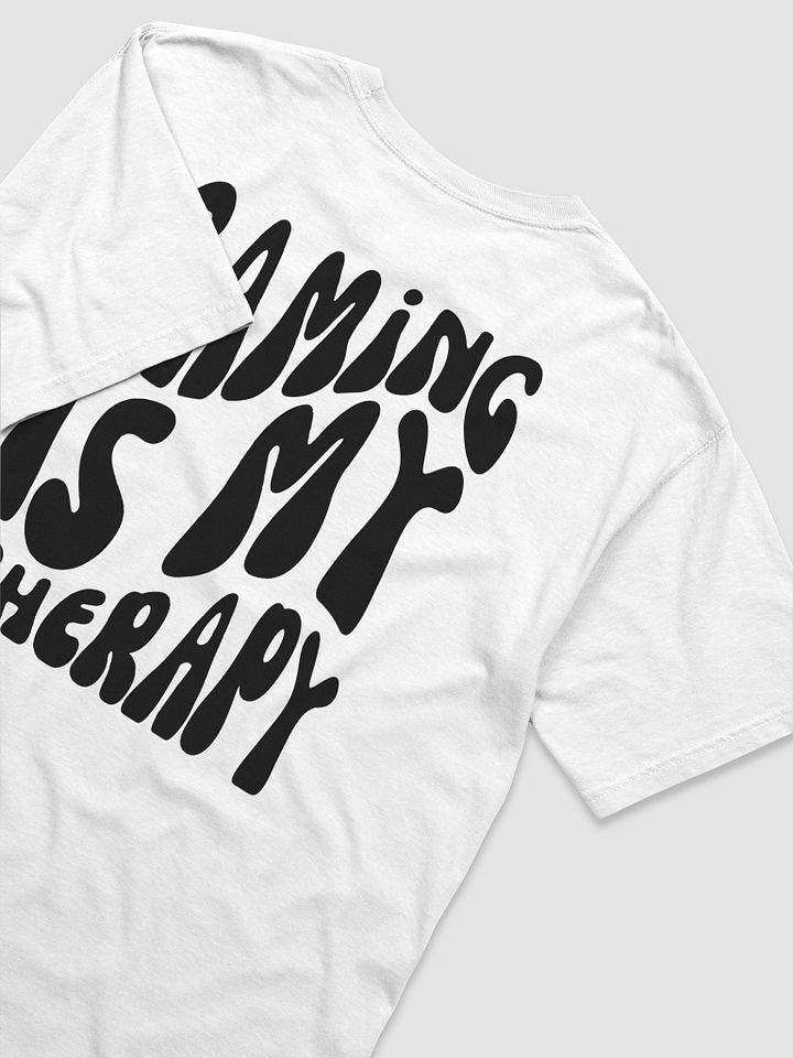 Gaming Is My Therapy T-Shirt (Black) product image (2)