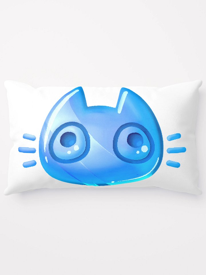Long Cushion - Blue Cat Face product image (1)