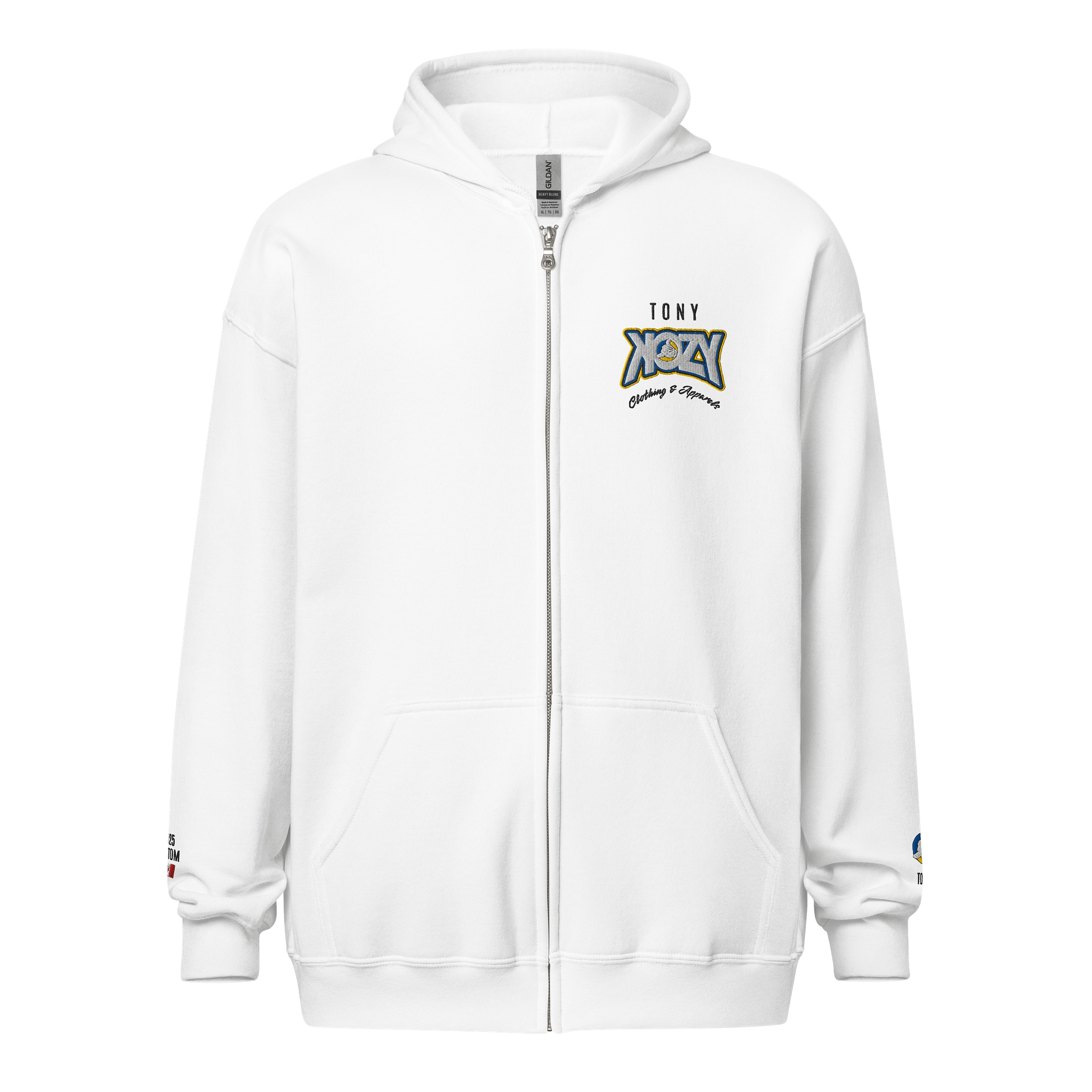 Kustom Zipup Hoodie (White) product image (1)