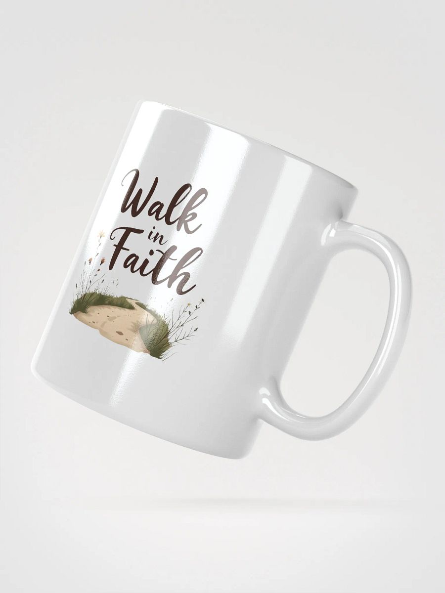 Faithful Path White Glossy Mug product image (2)