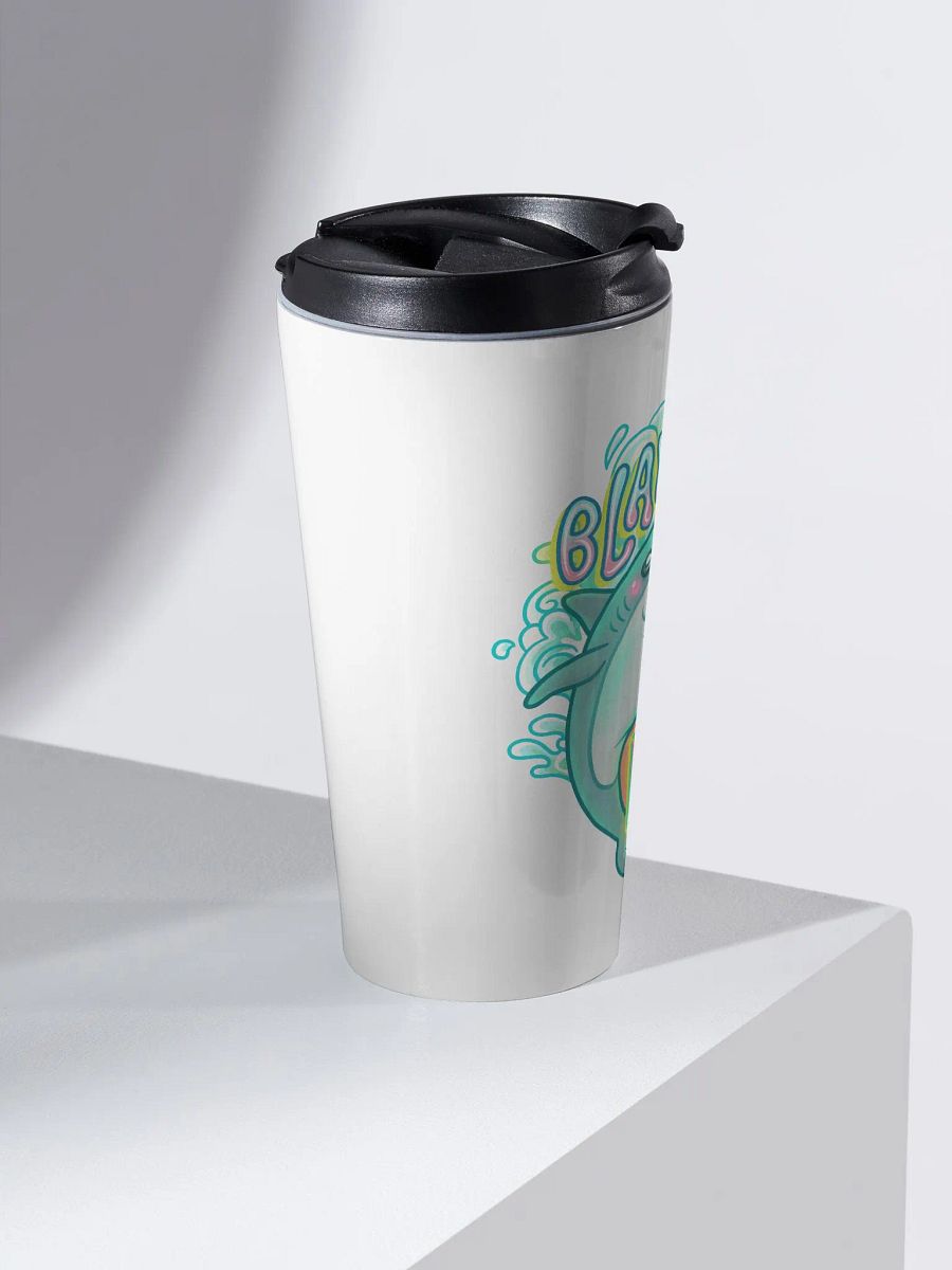 Blahaj Blast Stainless Steel Travel Mug product image (2)