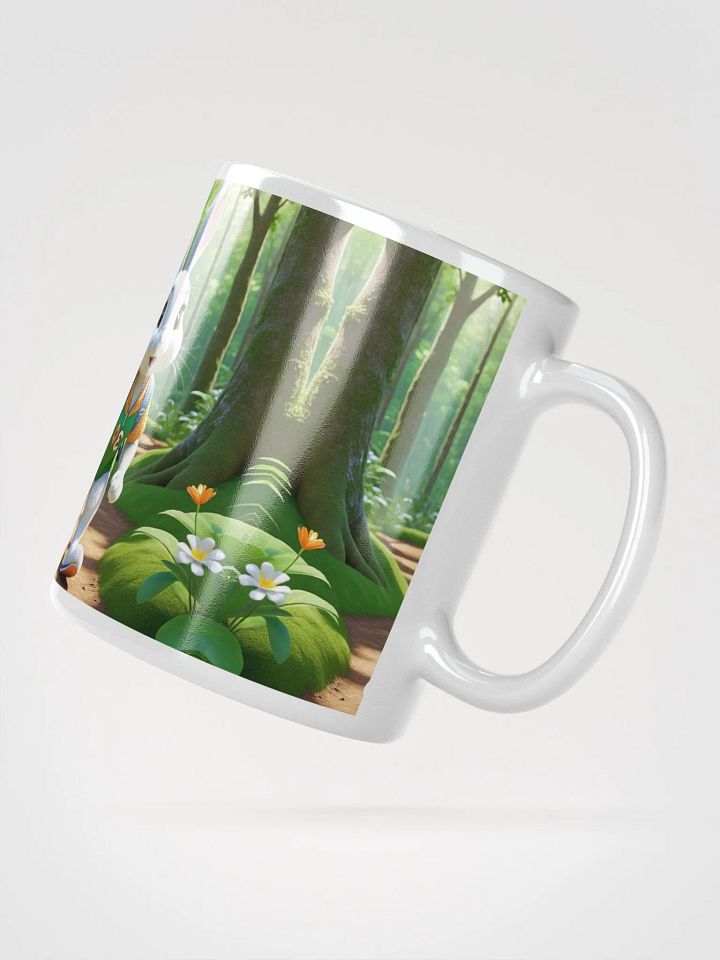 Rabbit glossy mug product image (4)
