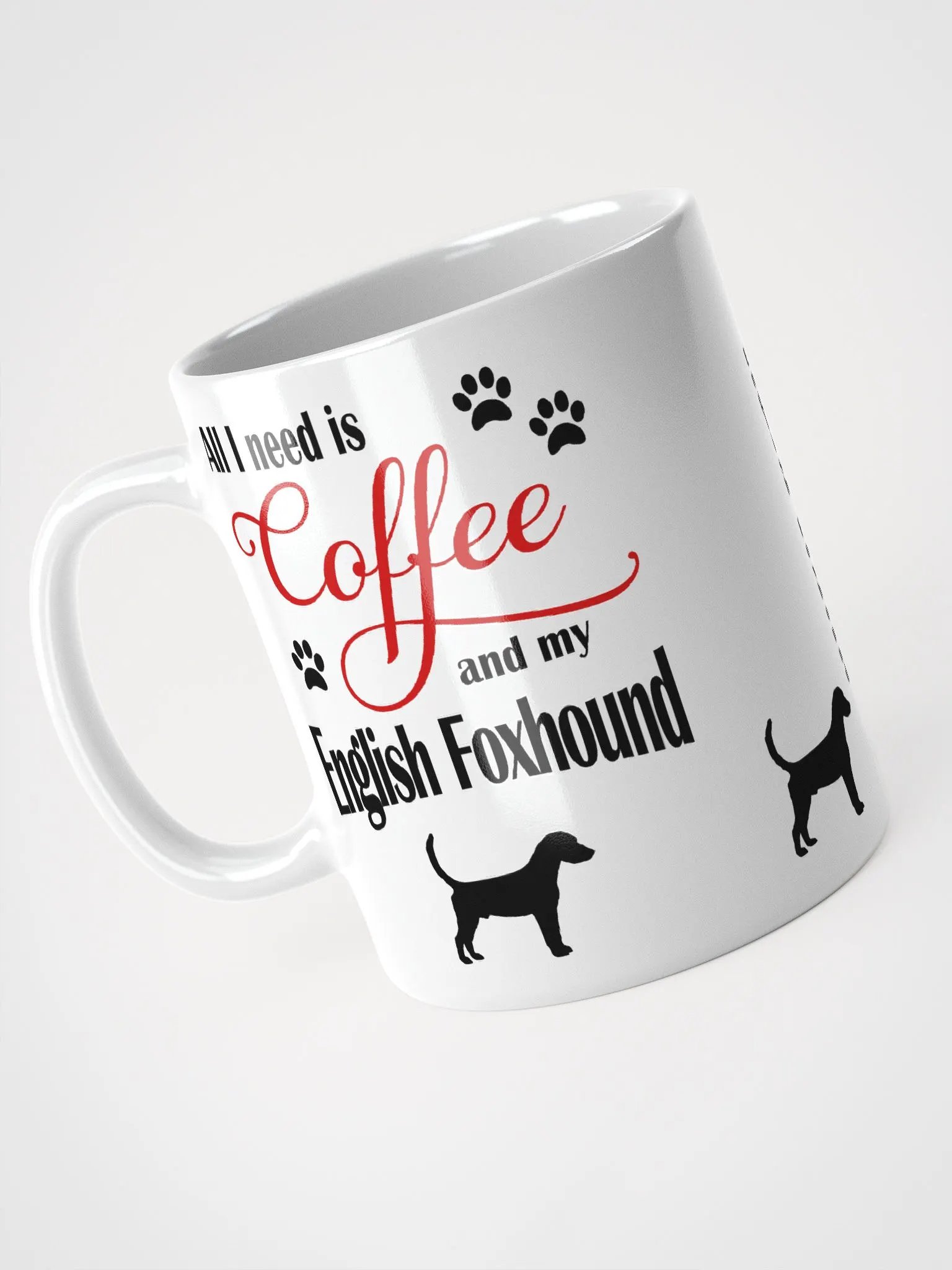 Coffee and my English Foxhound Mug product image (3)