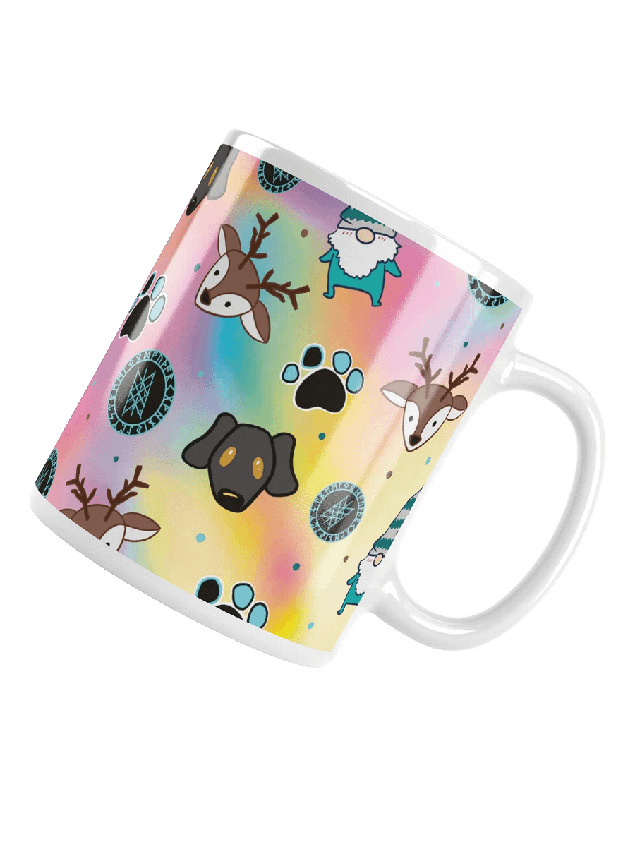 PRIDE Rainbow Stream Pattern Glossy Mug product image (10)