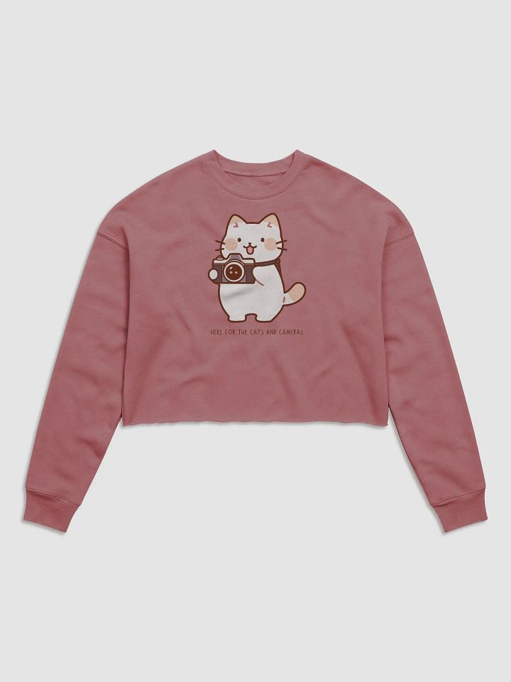 Cats and Cameras Cropped Sweatshirt product image (9)