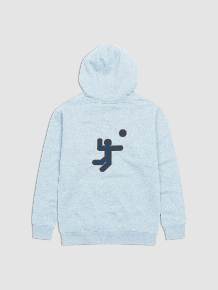 Bump Set Chat Stickman Volleyball Emblem Hoodie product image (14)