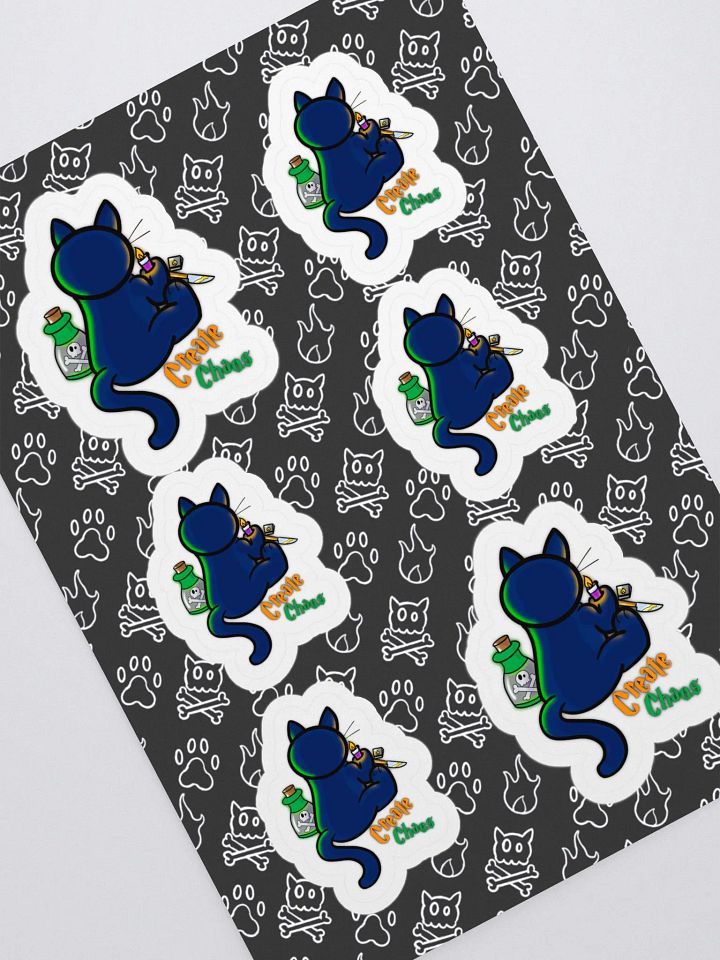 Create Chaos Sticker sheet product image (1)
