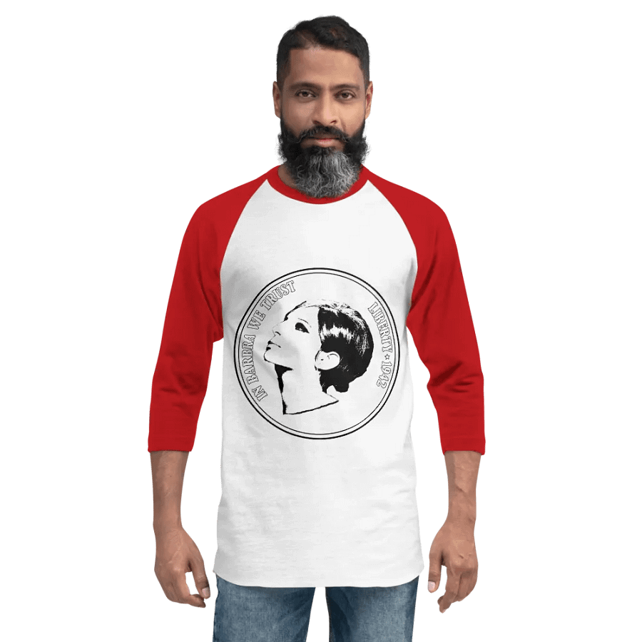 In Barbra We Trust - Midnight Comfort Raglan Tee product image (6)