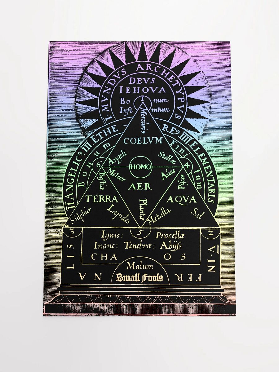Small Fools Mundus Poster - Rainbow product image (1)