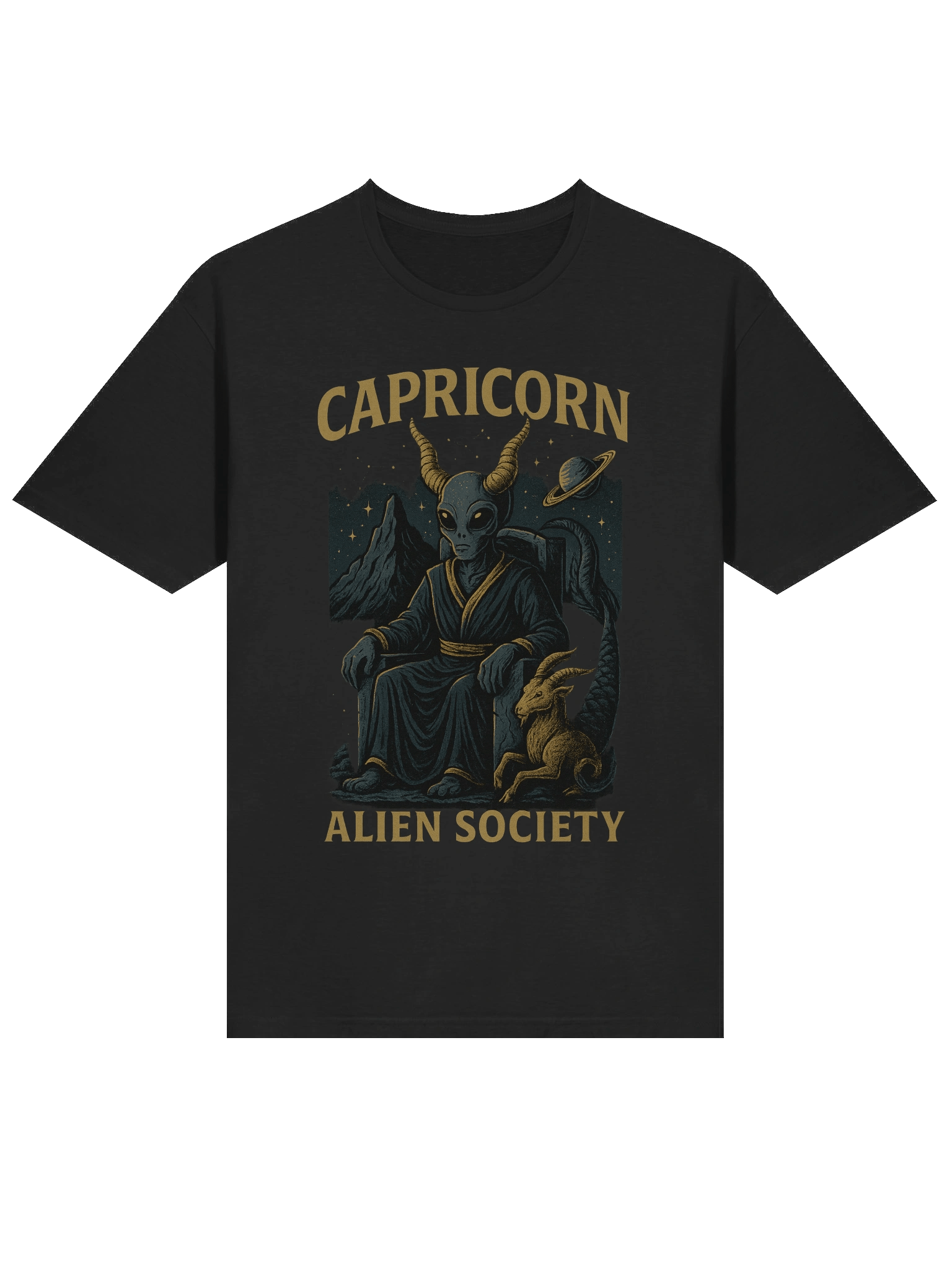 Capricorn Alien Throne T-Shirt product image (3)