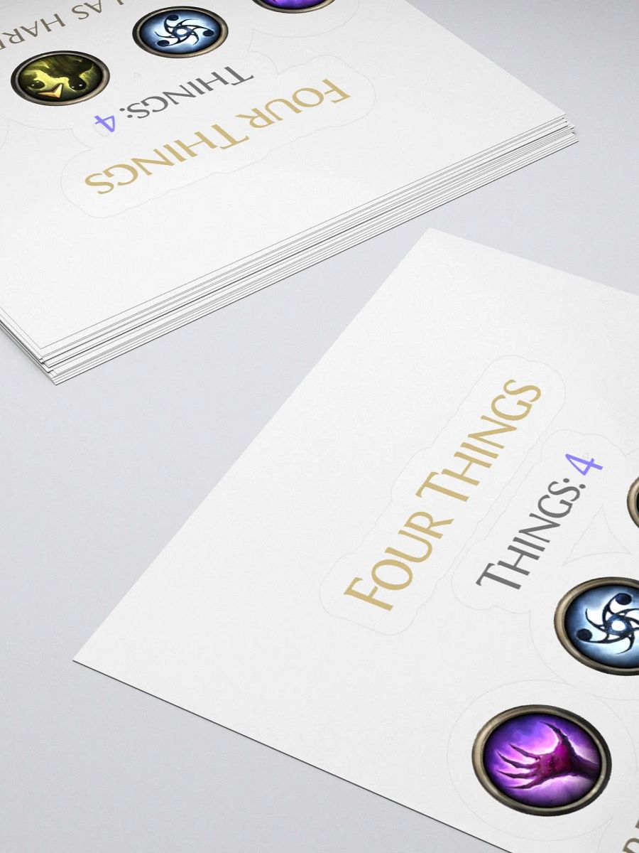 Four Things - Path of Exile - Sticker product image (14)