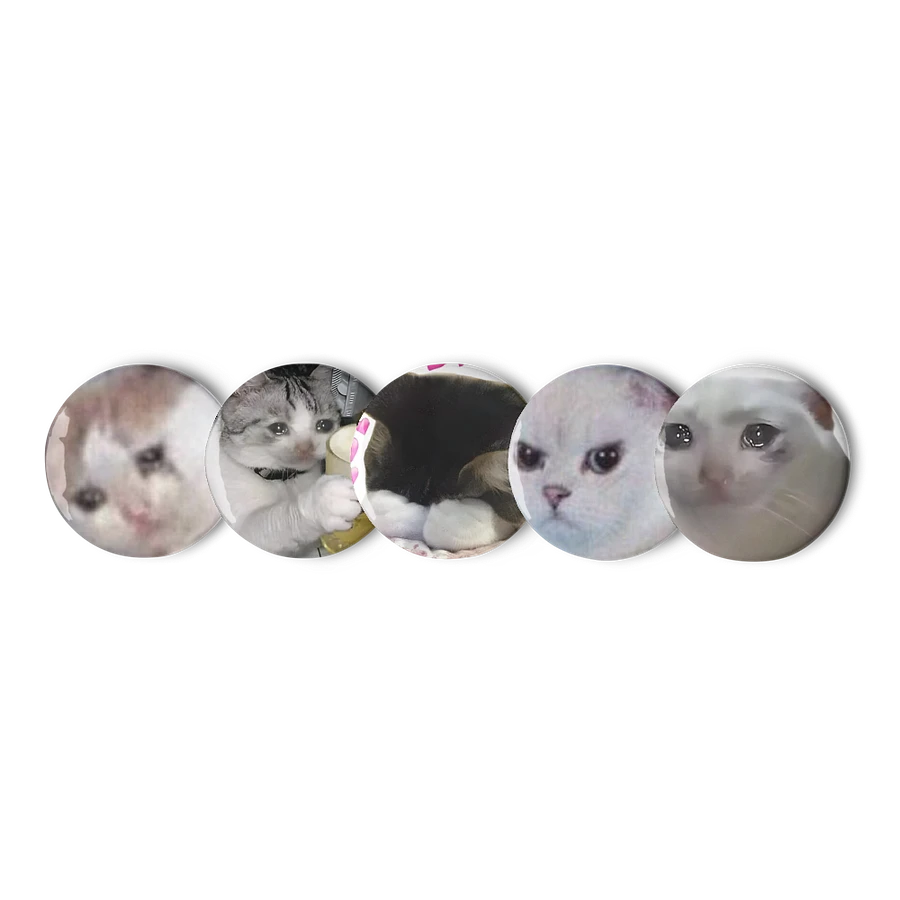 Set of Pin Buttons: Meme Cats 38 product image (9)