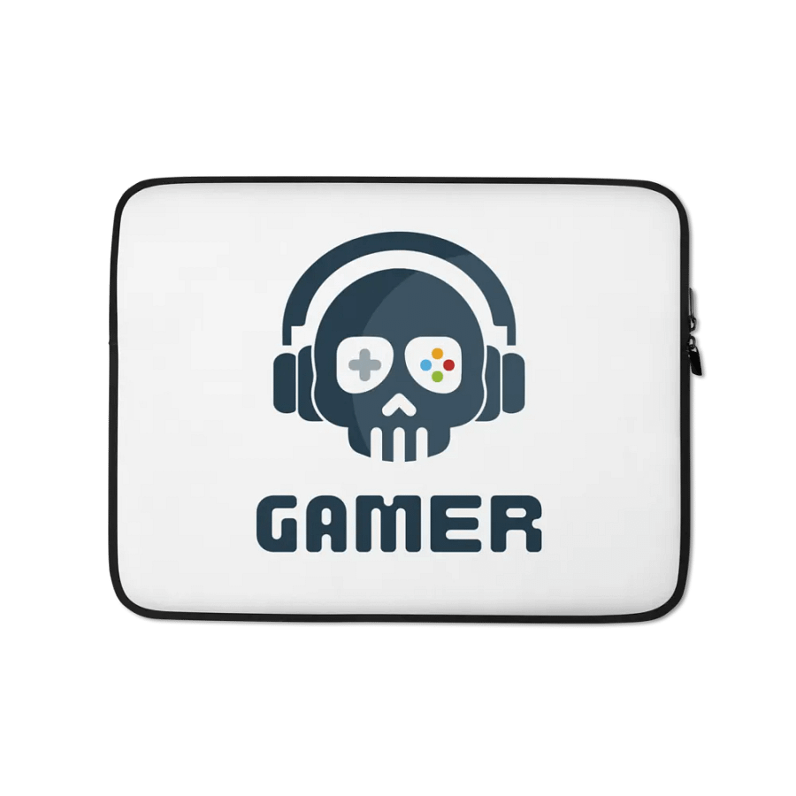 Gamer's Skull Laptop Sleeve product image (1)