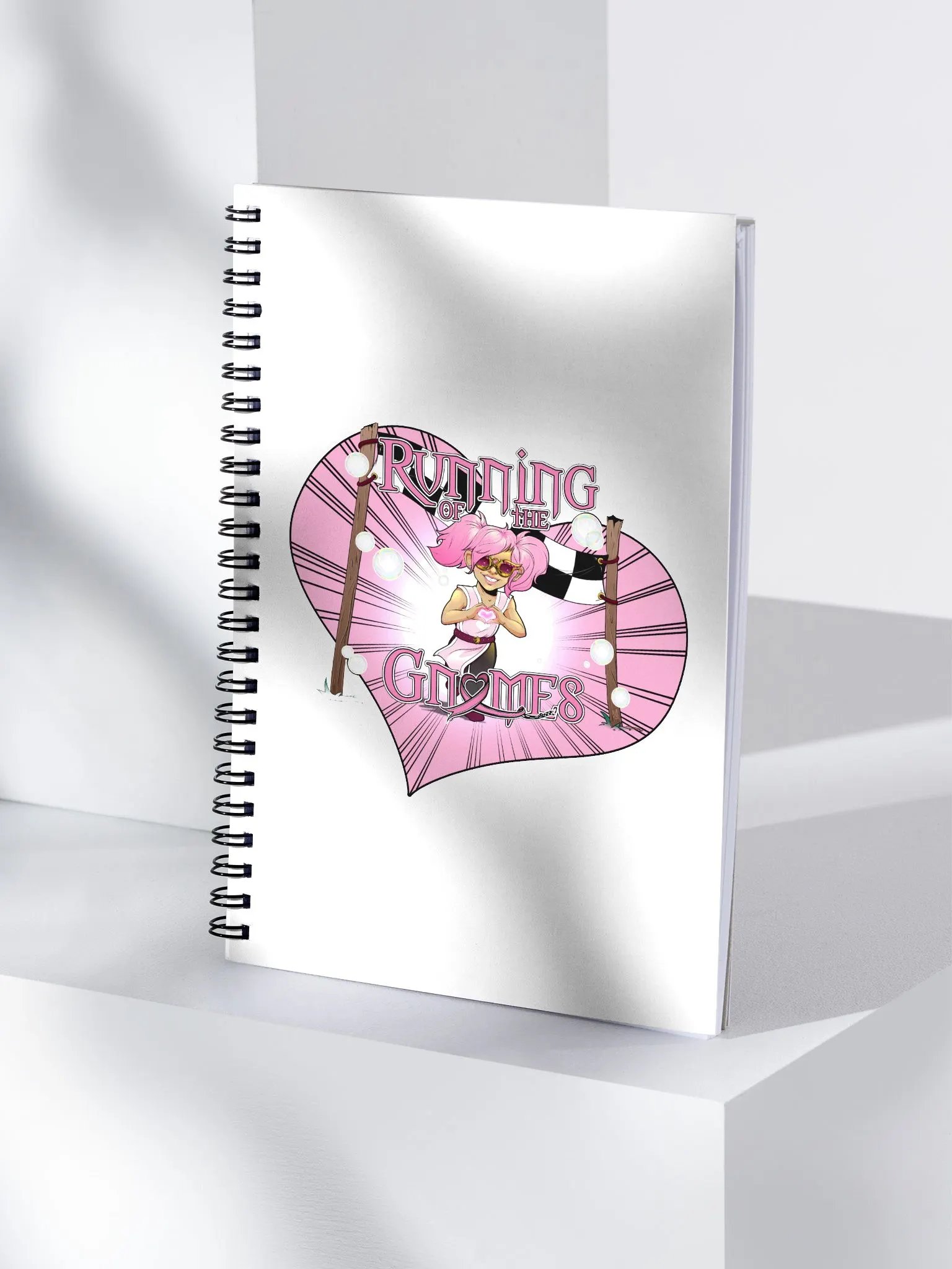 Running of the Gnomes Heart Racer- by Mischi - Notebook product image (4)
