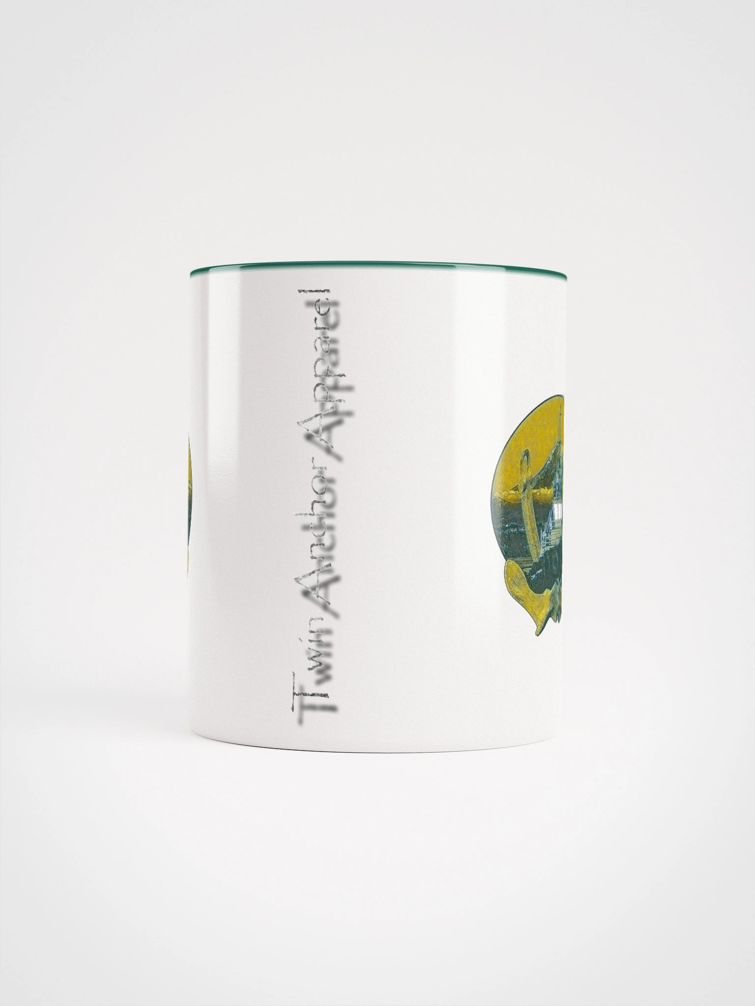 Twin anchor yellow Mount Rainier Marshall Foss - Ancher Tug Mug 11oz & 15oz product image (47)