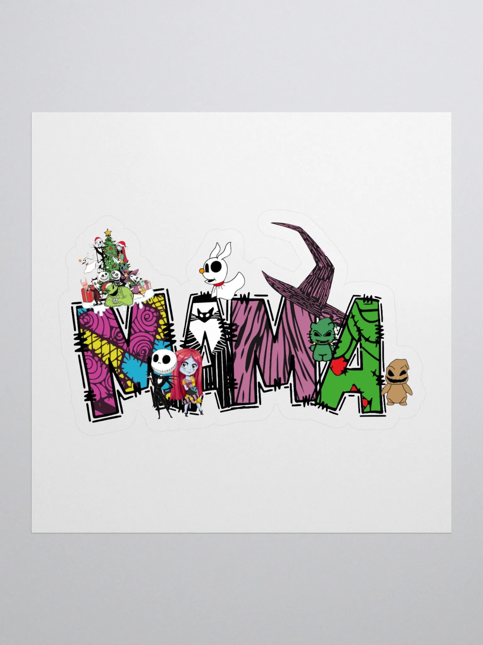 Nightmare Before Christmas Kiss Cut Stickers product image (1)