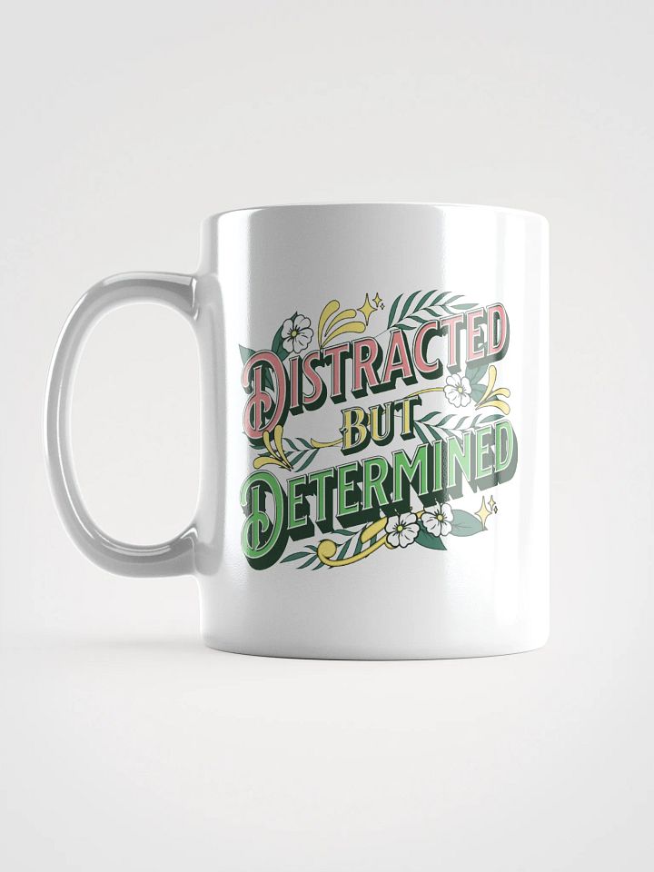 Distracted But Determined Floral Mug product image (1)