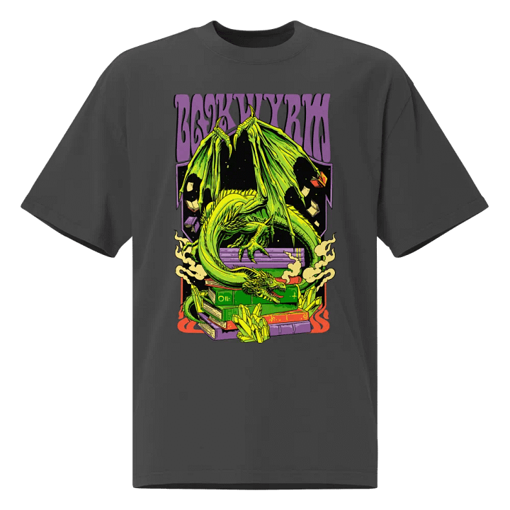 'Bookwyrm' Oversized Tee product image (1)