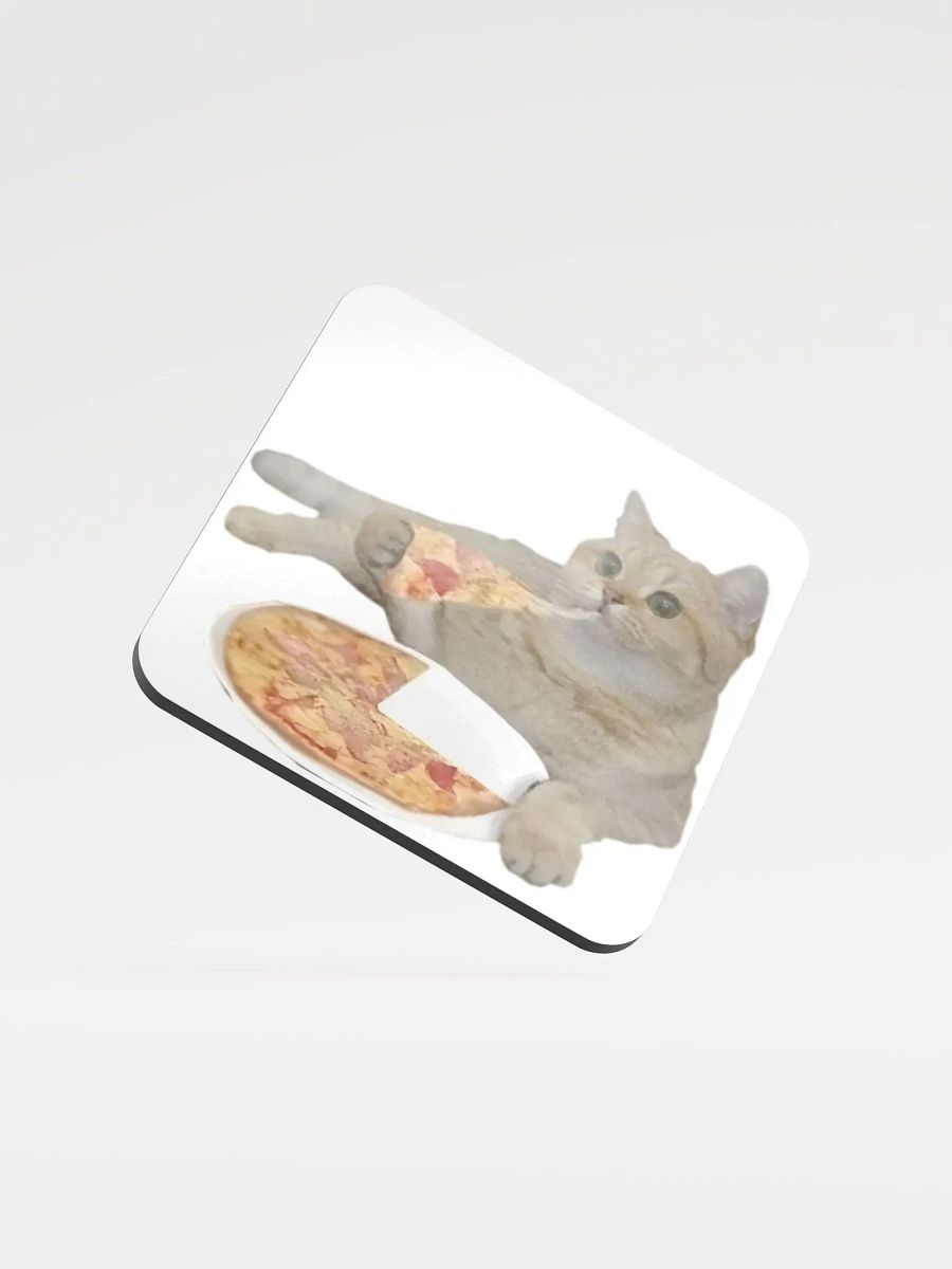 Glossed Cork Coaster: Meme Cats product image (1)