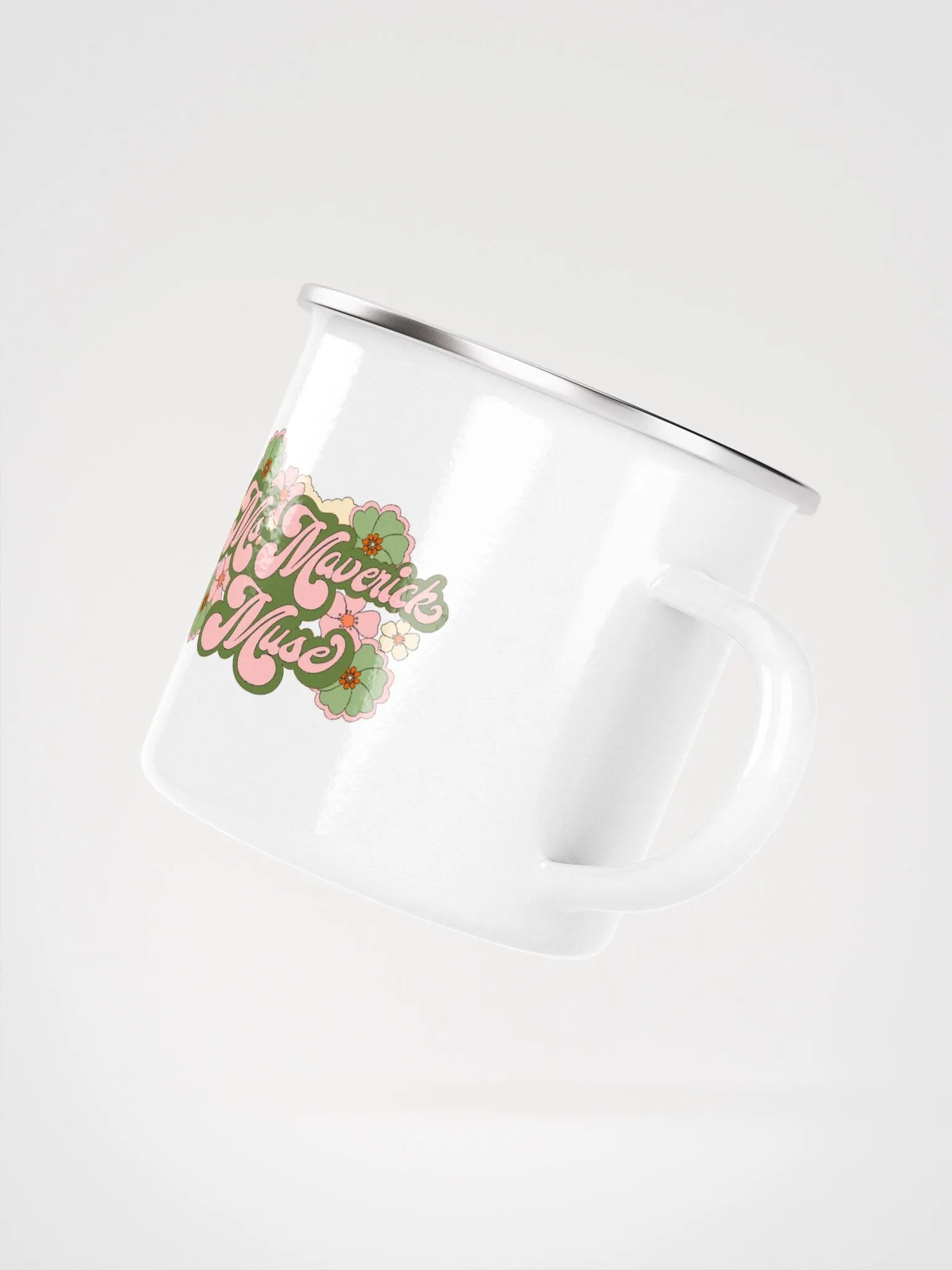 'TOUCHIN GRASS' Enamel Mug ⛰ product image (3)