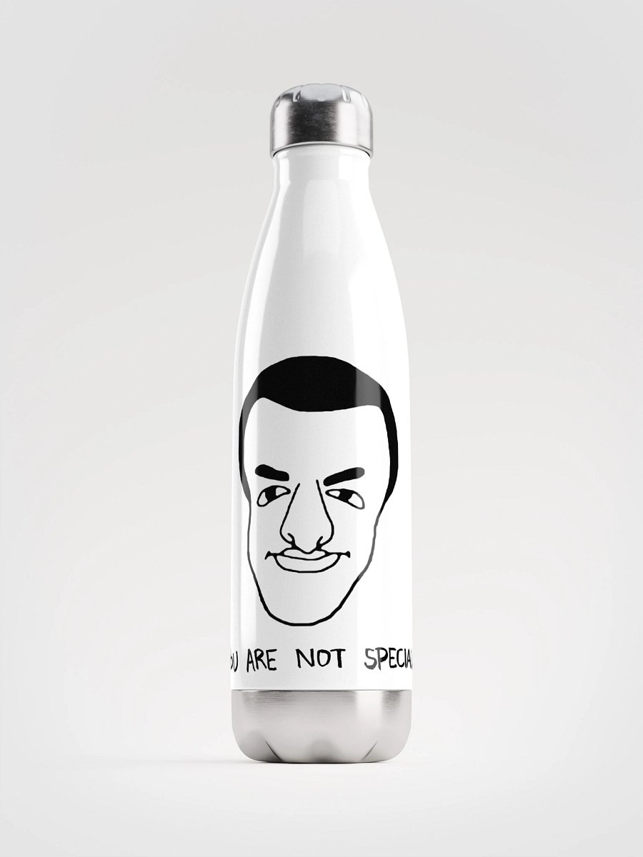 You are NOT Special - Stainless Steel Water Bottle WHITE product image (1)