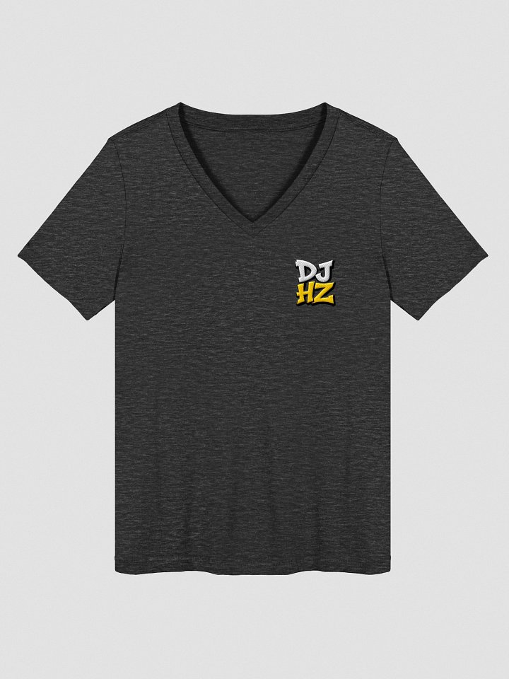 DJ HZ Embroidered Women's V-Neck T-Shirt product image (1)
